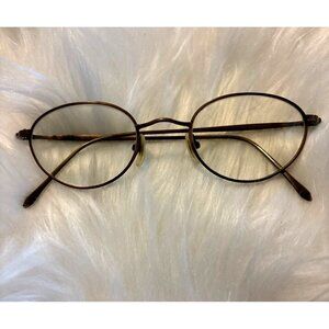 Calvin Klein 100% Titanium Eyeglasses Preowned Frames Only Case 140 READ!